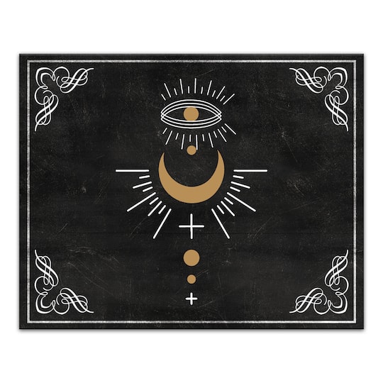 Eye Moon Boarder 8 16" x 20" Canvas Wall Art